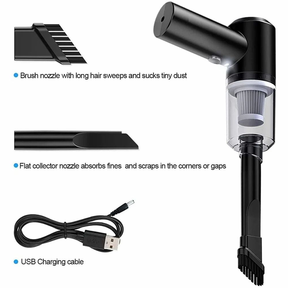 2 In 1 Portable Mini Vacuum Cleaner