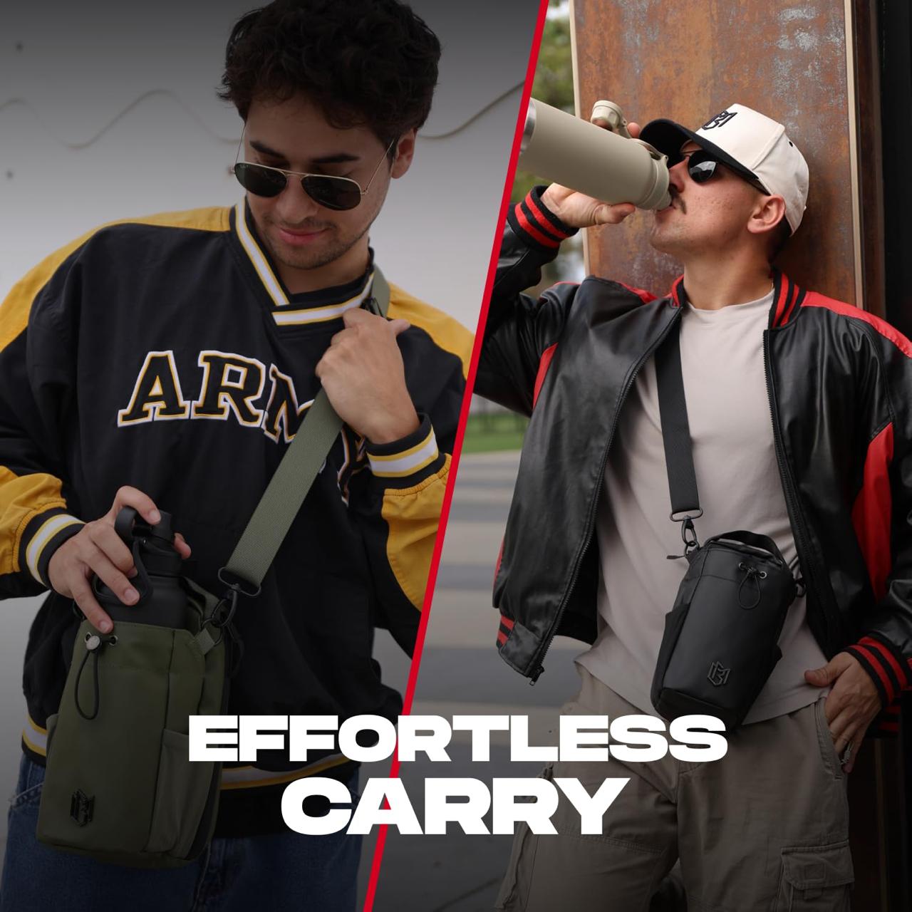 Magnetic Bottle Bag - 46oz / 64oz Tactical Water Bottle Carrier