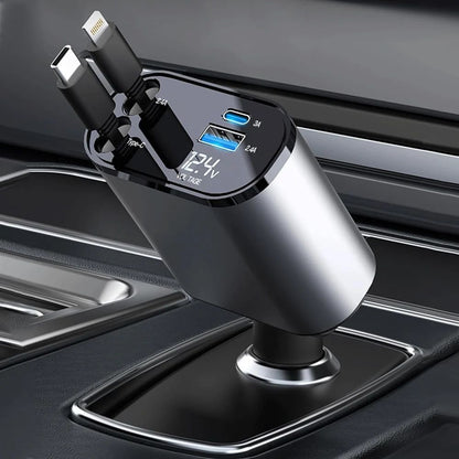 4-in-1 Fast Charging Car Charger