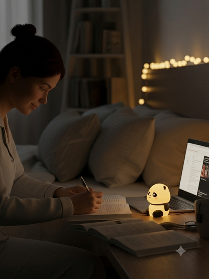 Cute Mini Panda Night Light Lamp (1 Pc)