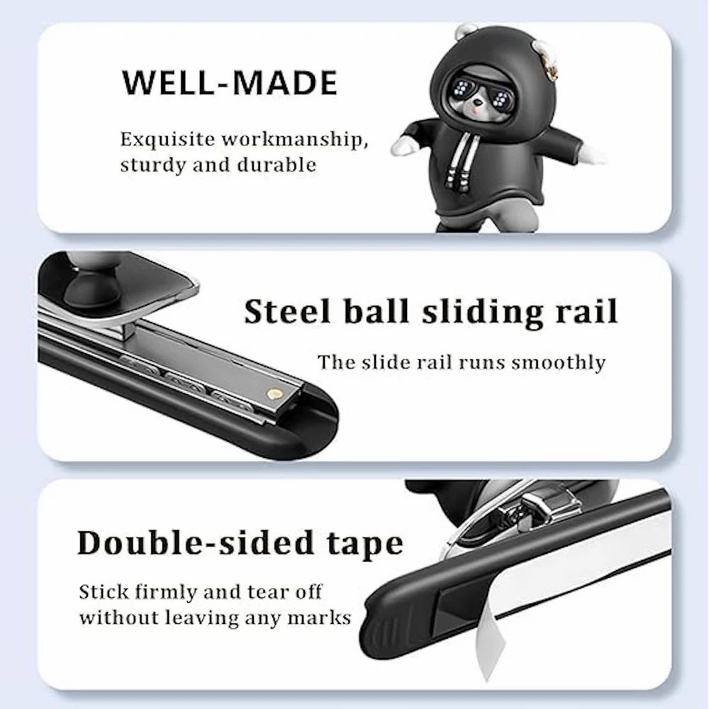 Sliding Panda for Car Dashboard