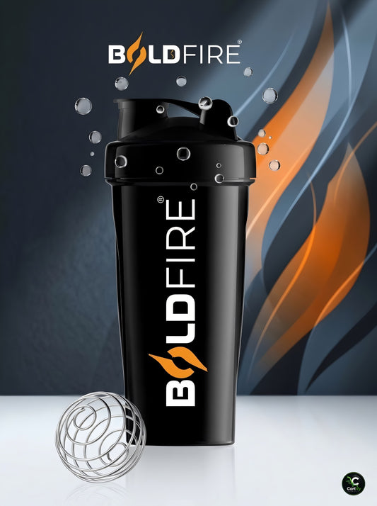 Premium Gym Shaker Bottle – Smooth Protein Mixing | Leakproof | 700ml(Black)