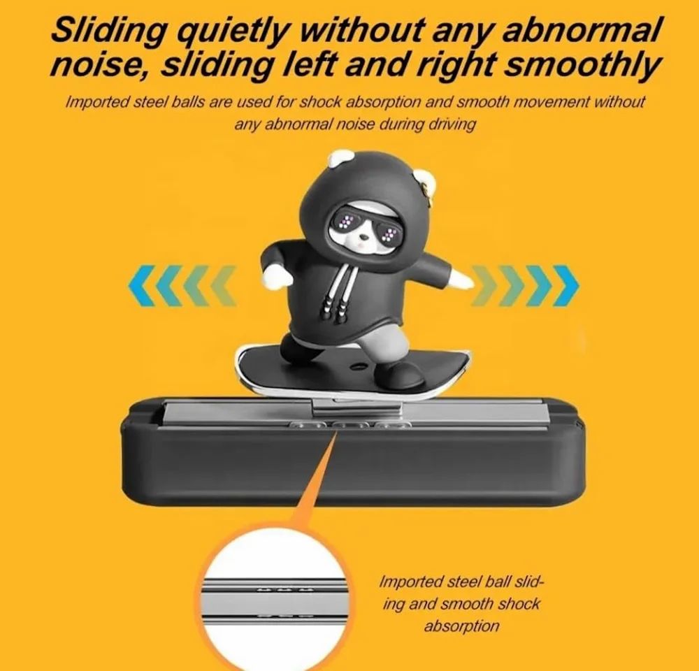 Sliding Panda for Car Dashboard