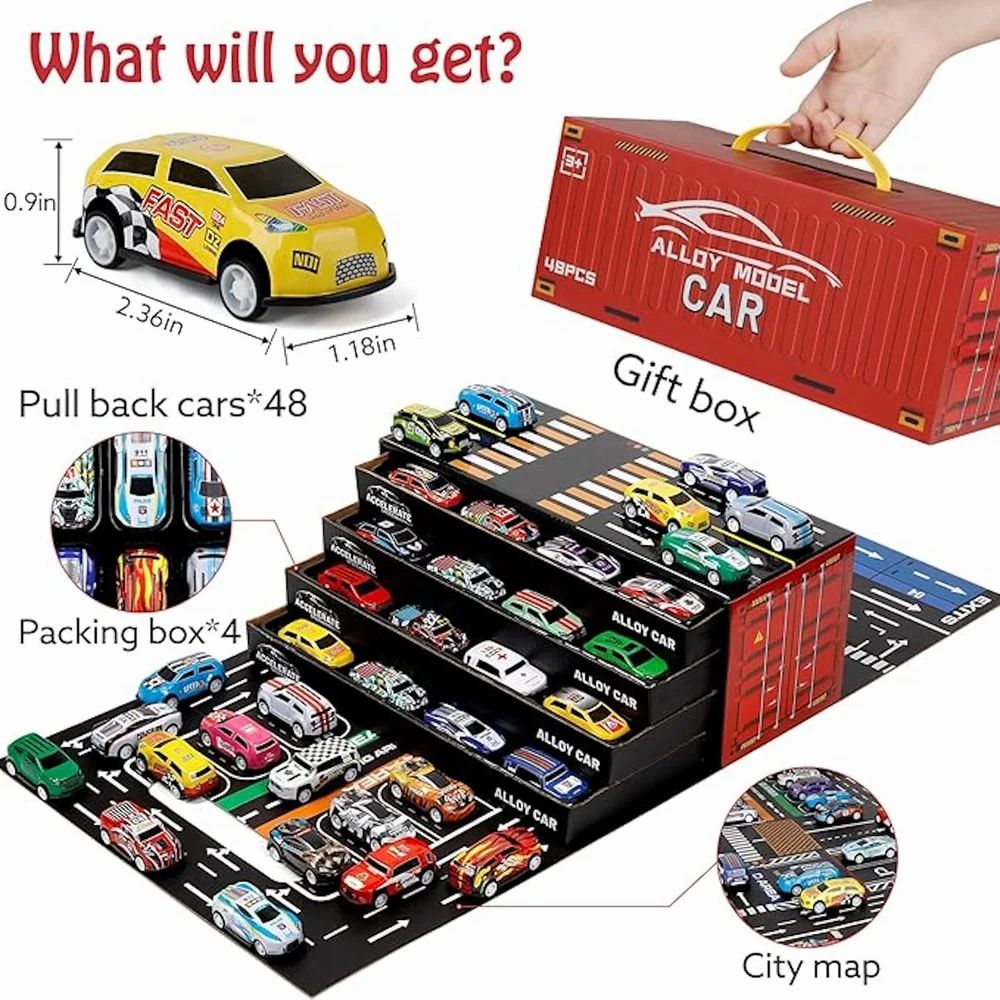 Car Toy Container Set