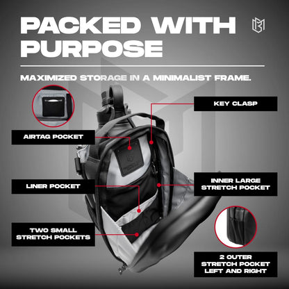 Magnetic Bottle Bag - 46oz / 64oz Tactical Water Bottle Carrier