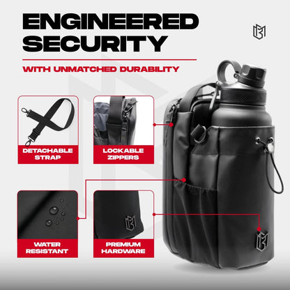 Magnetic Bottle Bag - 46oz / 64oz Tactical Water Bottle Carrier