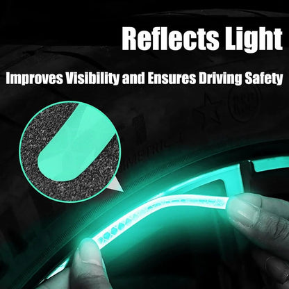 Reflective Car Wheel  Rim Stickers 20 Piece