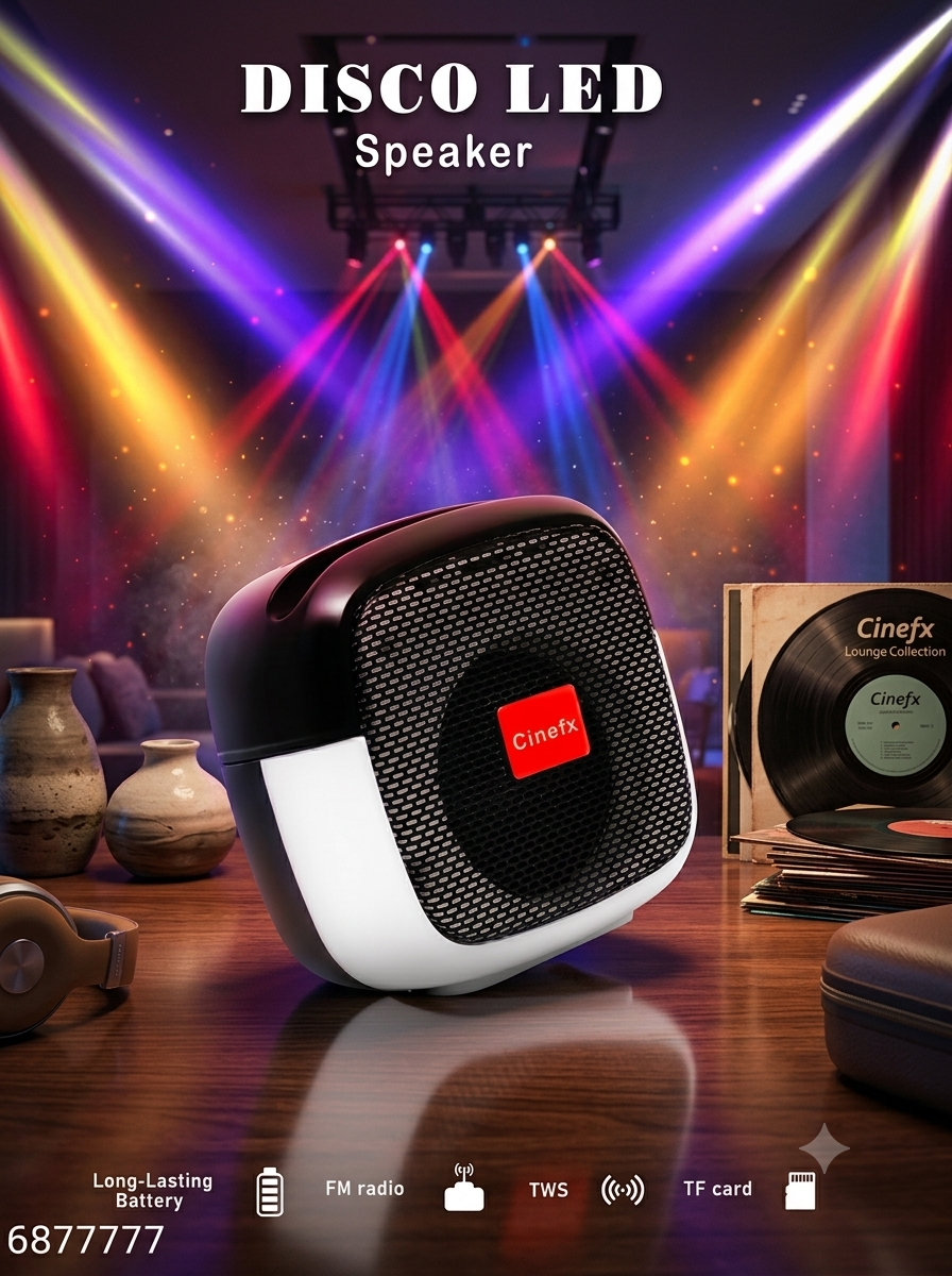 Portable 5W High Bass Bluetooth Speaker | Bluetooth 5.1 | Water Resistant | Up to 4H Playtime