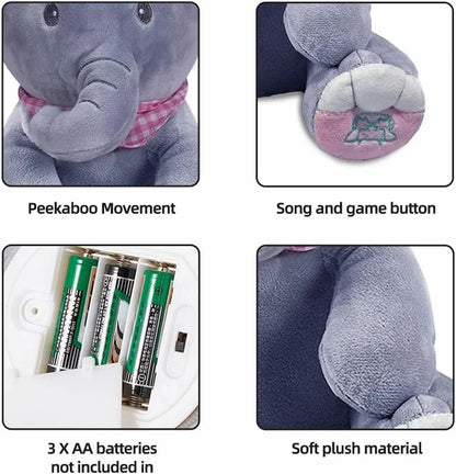 Peekaboo Elephant with Moving Ear and Music