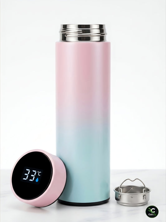 Smart LED Temperature Display Vacuum Insulated Thermos Bottle – 304 Stainless Steel | Hot & Cold | 500ml