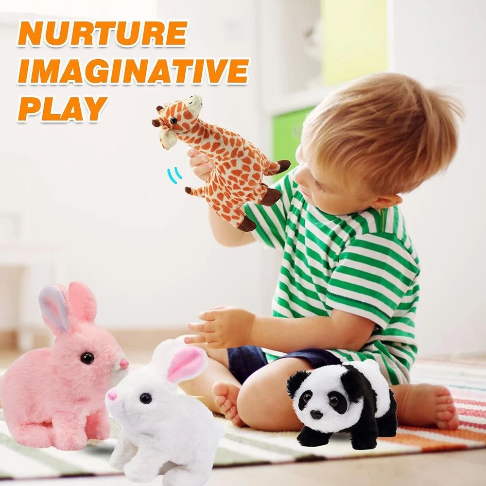 Walking & Sound Plush Rabbit Toy