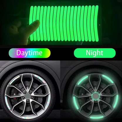 Reflective Car Wheel  Rim Stickers 20 Piece