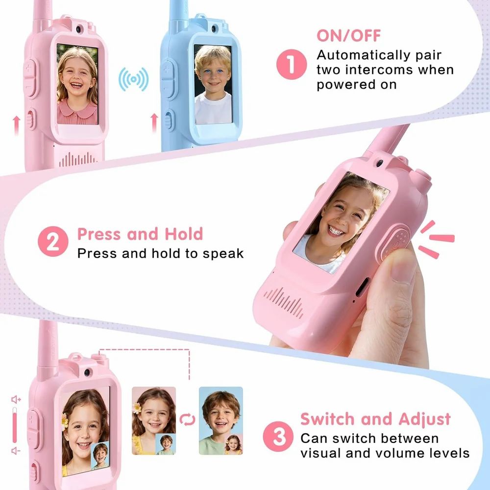 Video Walkie talkie Set of 2