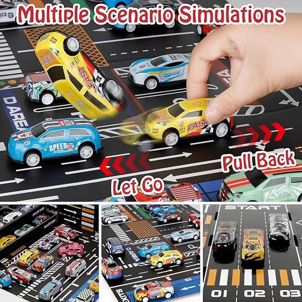 Car Toy Container Set