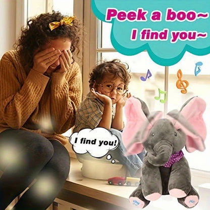 Peekaboo Elephant with Moving Ear and Music