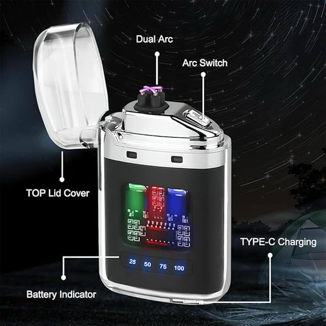 Rechargeable Electric Arc Lighter