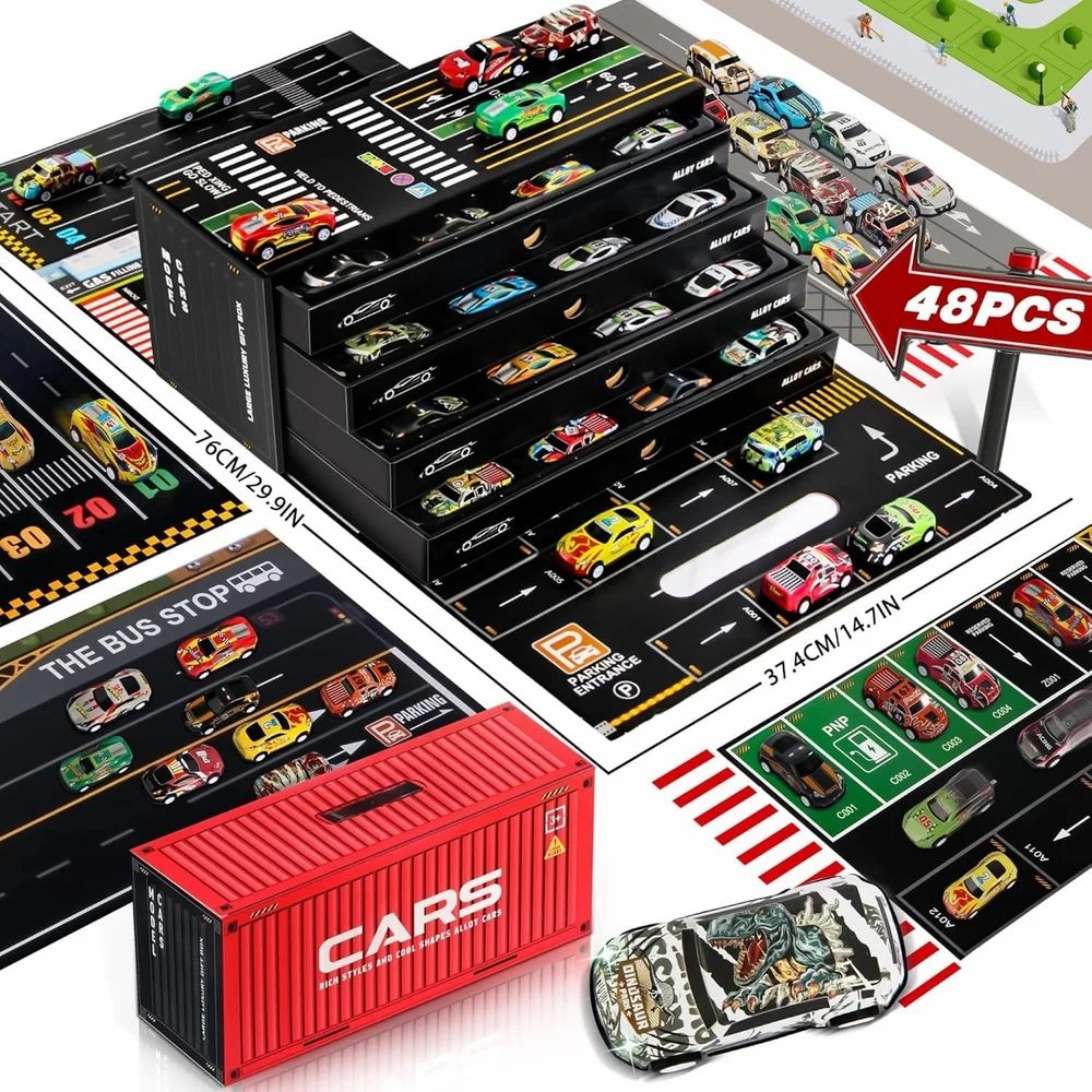 Car Toy Container Set