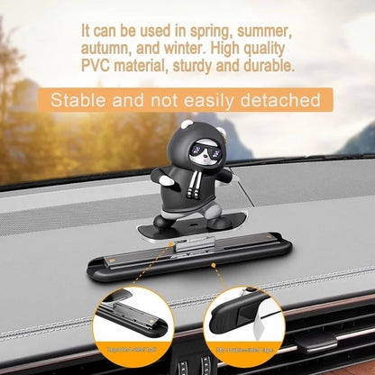 Sliding Panda for Car Dashboard