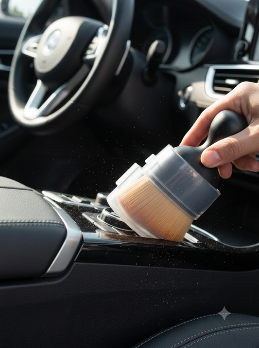 Mini Car Interior Cleaning Soft Brush -Car Cleaning Brushes Duster (1 Pc)