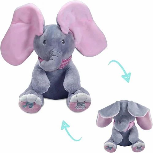 Peekaboo Elephant with Moving Ear and Music