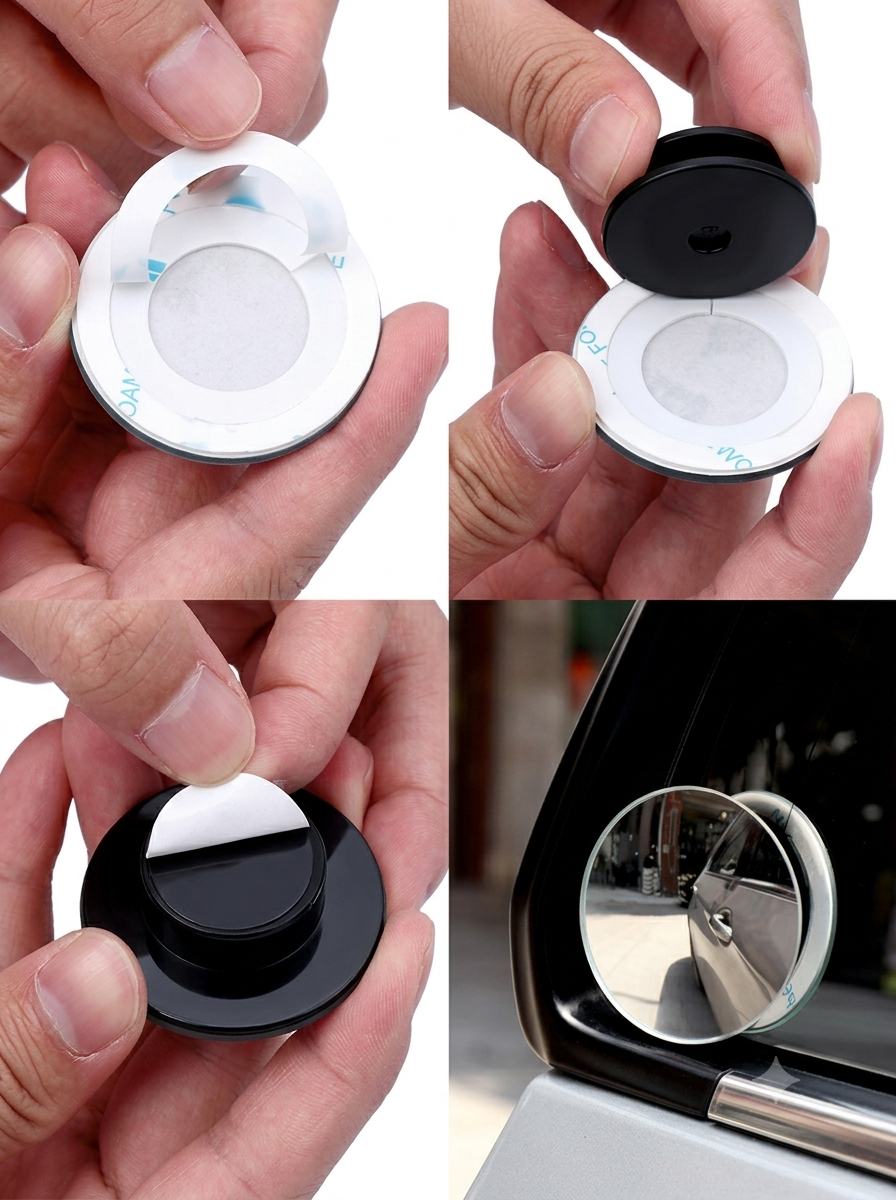 Car Blind Spot Mirror 2 Pc Set