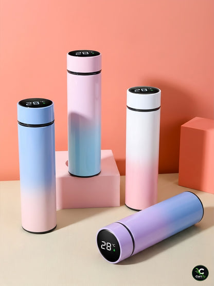 Smart LED Temperature Display Vacuum Insulated Thermos Bottle – 304 Stainless Steel | Hot & Cold | 500ml