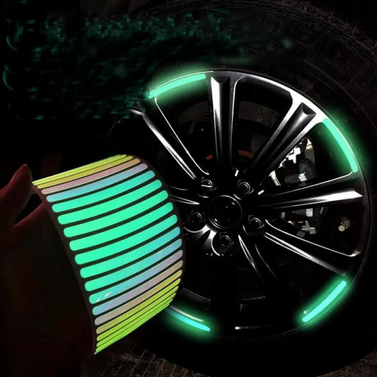 Reflective Car Wheel  Rim Stickers 20 Piece