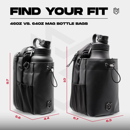 Magnetic Bottle Bag - 46oz / 64oz Tactical Water Bottle Carrier