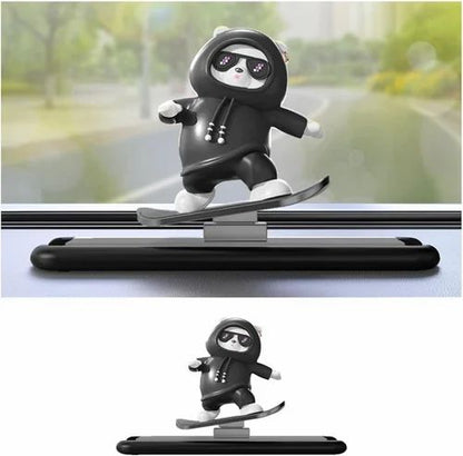 Sliding Panda for Car Dashboard
