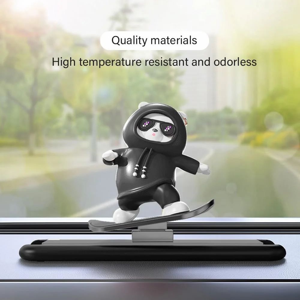 Sliding Panda for Car Dashboard