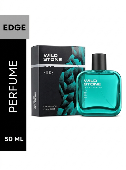 Wild Stone Edge Eau De Parfum for Men (50ml) | Long Lasting Woody Marine Fragrance