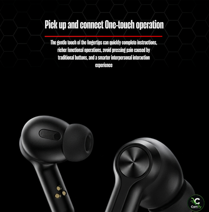 M 19 TWS Bluetooth 5.0 Wireless In Ear Earbuds Touch Waterproof LED Digital Display Bluetooth Headset (Black, True Wireless)