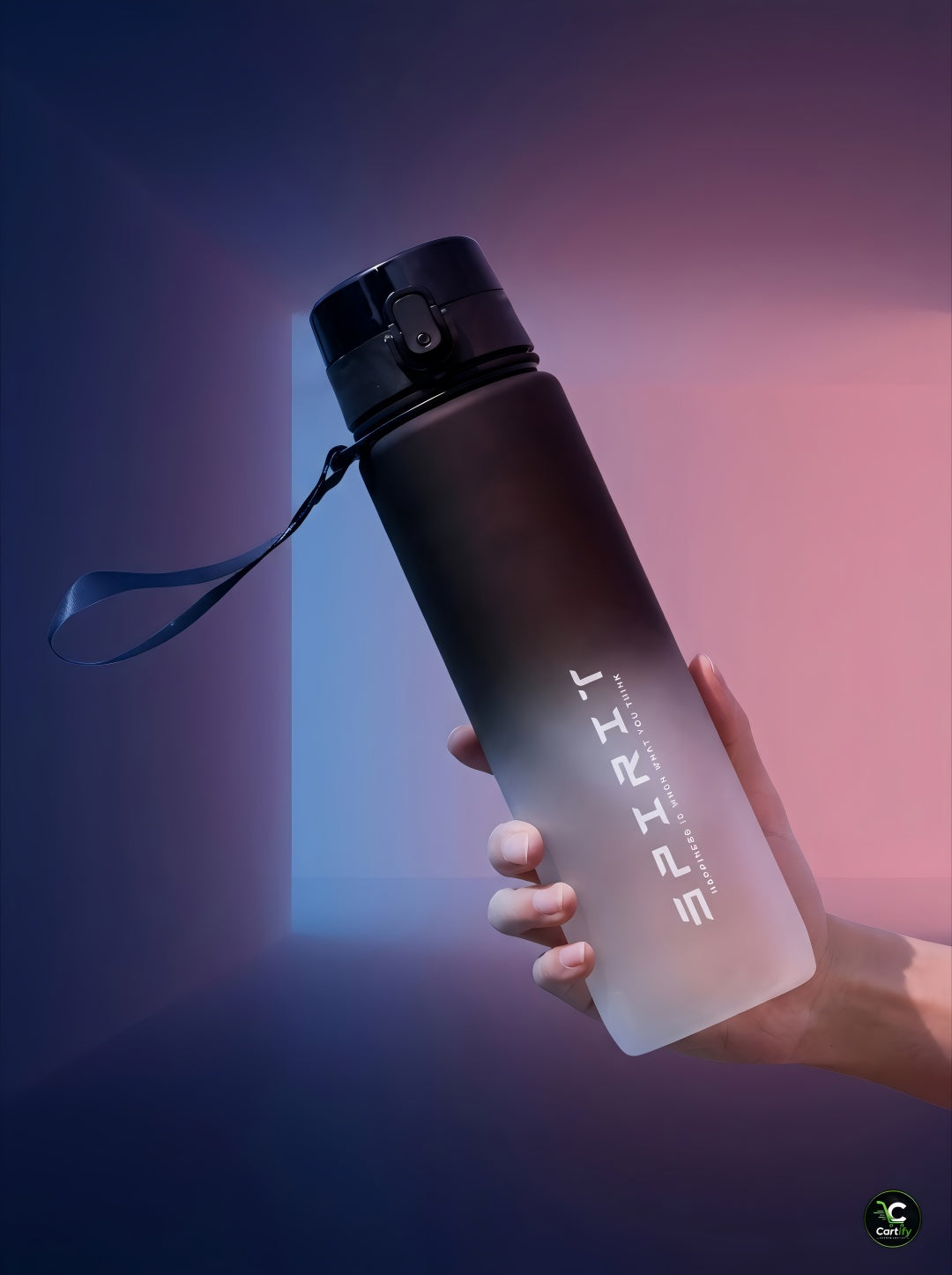 Portable Leakproof BPA-Free Motivational Water Bottle (1L) – Gym, Travel & Daily Use | Unisex