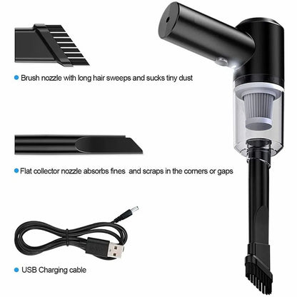 2 In 1  Portable  Mini Vacuum Cleaner